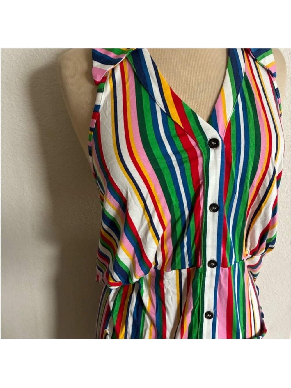 ModCloth rainbow romper - Picture 4 of 7